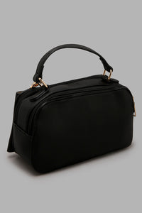 Redtag-Black-Crossbody-With-Quilting-And-Small-Pouch-Cross-Body-Bags-Women-
