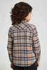 Redtag-Stone-Long-Sleeve-Check-Shirt-Casual-Shirts-Boys-2 to 8 Years