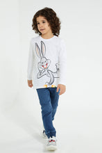 Load image into Gallery viewer, Redtag-Midwash-Elasticated-Waist-Jogger-Jean-Jeans-Pull-On-Boys-2 to 8 Years
