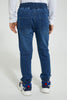 Redtag-Midwash-Elasticated-Waist-Jogger-Jean-Jeans-Pull-On-Boys-2 to 8 Years