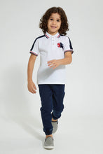 Load image into Gallery viewer, Redtag-Darkwash-Elasticated-Waist-Jogger-Jean-Jeans-Pull-On-Boys-2 to 8 Years
