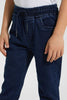 Redtag-Darkwash-Elasticated-Waist-Jogger-Jean-Jeans-Pull-On-Boys-2 to 8 Years
