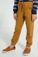 Load image into Gallery viewer, Redtag-Tan-Elasticated-Waist-Jogger-Jean-Jeans-Pull-On-Boys-2 to 8 Years
