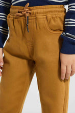 Load image into Gallery viewer, Redtag-Tan-Elasticated-Waist-Jogger-Jean-Jeans-Pull-On-Boys-2 to 8 Years
