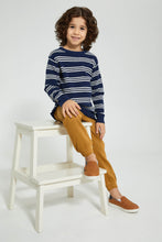 Load image into Gallery viewer, Redtag-Tan-Elasticated-Waist-Jogger-Jean-Jeans-Pull-On-Boys-2 to 8 Years
