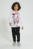 Redtag-Black-Elasticated-Waist-Jogger-Jean-Jeans-Pull-On-Boys-2 to 8 Years