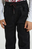 Redtag-Black-Elasticated-Waist-Jogger-Jean-Jeans-Pull-On-Boys-2 to 8 Years