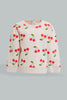 Pink Print Sweatshirt