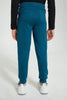Redtag-Green-Marl-Jogpant-With-Print-Joggers-Boys-2 to 8 Years