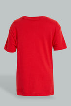 Load image into Gallery viewer, Redtag-Red-Robot-Print-Short-Sleeve-T-Shirt-And-Long-Pant-Pyjamas-Pyjama-Sets-Boys-2 to 8 Years
