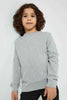 Redtag-Grey-Marl-Crew-Neck-Pullover-Pullovers-Boys-2 to 8 Years