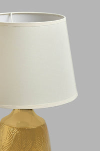 Redtag-Gold-Ceramic-Embossed-Base-Table-Lamp-Table-Lamps-Home-Decor-