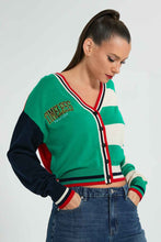 Load image into Gallery viewer, Redtag-Assorted-Colour-Block-Cardigan-Celebrity-Pullovers,-Colour:Assorted,-Filter:Women&#39;s-Clothing,-New-In,-New-In-LDC,-Non-Sale,-S22A,-Section:Women-Women&#39;s-
