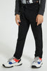 Redtag-Black-Stretch-Terry-Pant-Chinos-Boys-2 to 8 Years