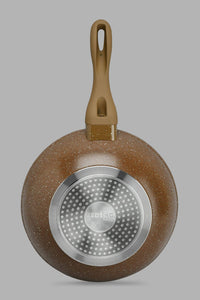 Redtag-Brown-Ceramic-Coating-Wok-Pan-Colour:Brown,-Filter:Home-Dining,-HMW-DIN-Pots-And-Pans,-New-In,-New-In-HMW-DIN,-Non-Sale,-Section:Homewares,-W21B-Home-Dining-