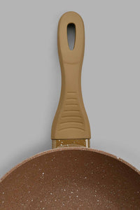 Redtag-Brown-Ceramic-Coating-Wok-Pan-Colour:Brown,-Filter:Home-Dining,-HMW-DIN-Pots-And-Pans,-New-In,-New-In-HMW-DIN,-Non-Sale,-Section:Homewares,-W21B-Home-Dining-