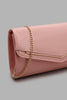 Redtag-Pink-Envelope-Clutch-With-Metal-Bar-Clutches-Women-