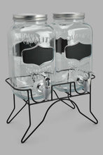 Load image into Gallery viewer, Redtag-Clear-Beverage-Dispenser-With-Stand-(2-Piece)-Beverage-Dispenser-Home-Dining-
