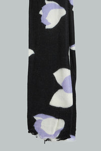 Redtag-Black-&-Lilac-Floral-Printed-Knitted-Scarf-Scarves-Women-