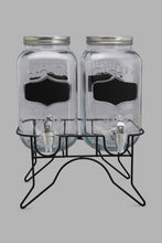 Load image into Gallery viewer, Redtag-Clear-Beverage-Dispenser-With-Stand-(2-Piece)-Beverage-Dispenser-Home-Dining-
