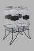 Redtag-Clear-Beverage-Dispenser-With-Stand-(2-Piece)-Beverage-Dispenser-Home-Dining-