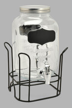 Load image into Gallery viewer, Redtag-Clear-Beverage-Dispenser-With-Mason-Jar-&amp;-Stand-(5-Piece)-Beverage-Dispenser-Home-Dining-
