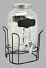 Redtag-Clear-Beverage-Dispenser-With-Mason-Jar-&-Stand-(5-Piece)-Beverage-Dispenser-Home-Dining-