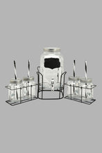 Load image into Gallery viewer, Redtag-Clear-Beverage-Dispenser-With-Mason-Jar-&amp;-Stand-(5-Piece)-Beverage-Dispenser-Home-Dining-
