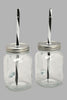 Redtag-Clear-Beverage-Dispenser-With-Mason-Jar-&-Stand-(5-Piece)-Beverage-Dispenser-Home-Dining-