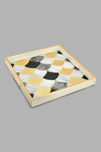 تنزيل الصورة على معرض الصور، Redtag-Gold-Geomatic-Square-Tray-Trays-Home-Dining-
