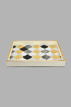 تنزيل الصورة على معرض الصور، Redtag-Gold-Geomatic-Rectangle-Tray-(Medium)-Trays-Home-Dining-
