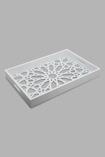 تنزيل الصورة على معرض الصور، Redtag-Gold-and-Black-Rectangle-Laser-Cut-Tray-(Large)-Trays-Home-Dining-
