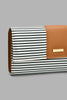 Redtag-White-And-Tan-Nautical-Stripe-Purse-Purses-Women-