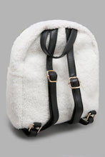 Load image into Gallery viewer, Redtag-White-Embellished-Backpack-Backpacks-Girls-
