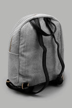 Load image into Gallery viewer, Redtag-Grey--Embellished-Backpack-Backpacks-Girls-
