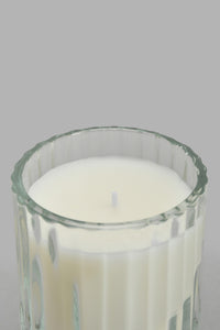 Redtag-Golden-Honeysuckle-Ribbed-Glass-Jar-Candle-Candles-Home-Decor-