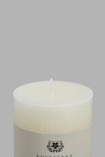 Load image into Gallery viewer, Redtag-Golden-Honeysuckle-Ribbed-Pillar-Candle-Candles-Home-Decor-
