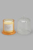 Redtag-Yellow-Voilet-Mist-Candle-With-Bell-Glass-Jar-Candles-Home-Decor-