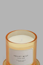 Load image into Gallery viewer, Redtag-Yellow-Voilet-Mist-Candle-With-Bell-Glass-Jar-Candles-Home-Decor-
