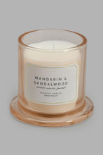 Load image into Gallery viewer, Redtag-White-Mandarin-&amp;-Sandalwood-Candle-With-Bell-Glass-Jar-Candles-Home-Decor-
