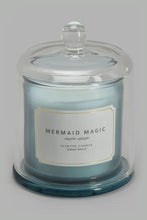 Load image into Gallery viewer, Redtag-Blue-Mermaid-Magic-Candle-With-Bell-Glass-Jar-Candles-Home-Decor-
