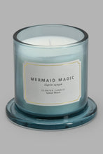 Load image into Gallery viewer, Redtag-Blue-Mermaid-Magic-Candle-With-Bell-Glass-Jar-Candles-Home-Decor-
