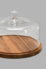 Redtag-Clear-Glass-Cake-Dome-With-Wooden-Tray-Trays-Home-Dining-