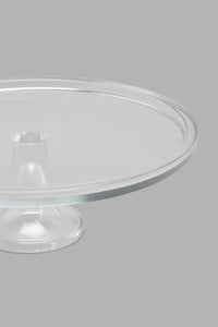 Redtag-Clear-Glass-Cake-Stand-Serving-Dish-Home-Dining-