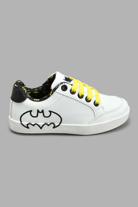 Redtag-White-Batman-Character-Sneaker-Sneakers-Boys-3 to 5 Years