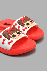 Redtag-Red-L.O.L-Character-Slide-Sliders-Girls-3 to 5 Years