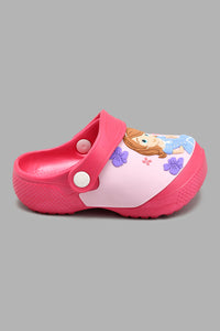 Redtag-Fuchsia-Sofia-Character-Slide-Sliders-Girls-3 to 5 Years