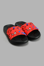 تنزيل الصورة على معرض الصور، Redtag-Black-Spiderman-Character-Slide-Sliders-Boys-3 to 5 Years
