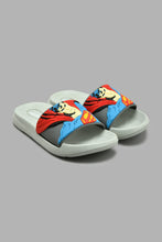 تنزيل الصورة على معرض الصور، Redtag-Grey-Superman-Character-Slide-Sliders-Boys-3 to 5 Years
