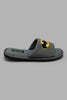 Redtag-Grey-Batman-Character-Slipper-Slippers-Senior-Boys-5 to 14 Years